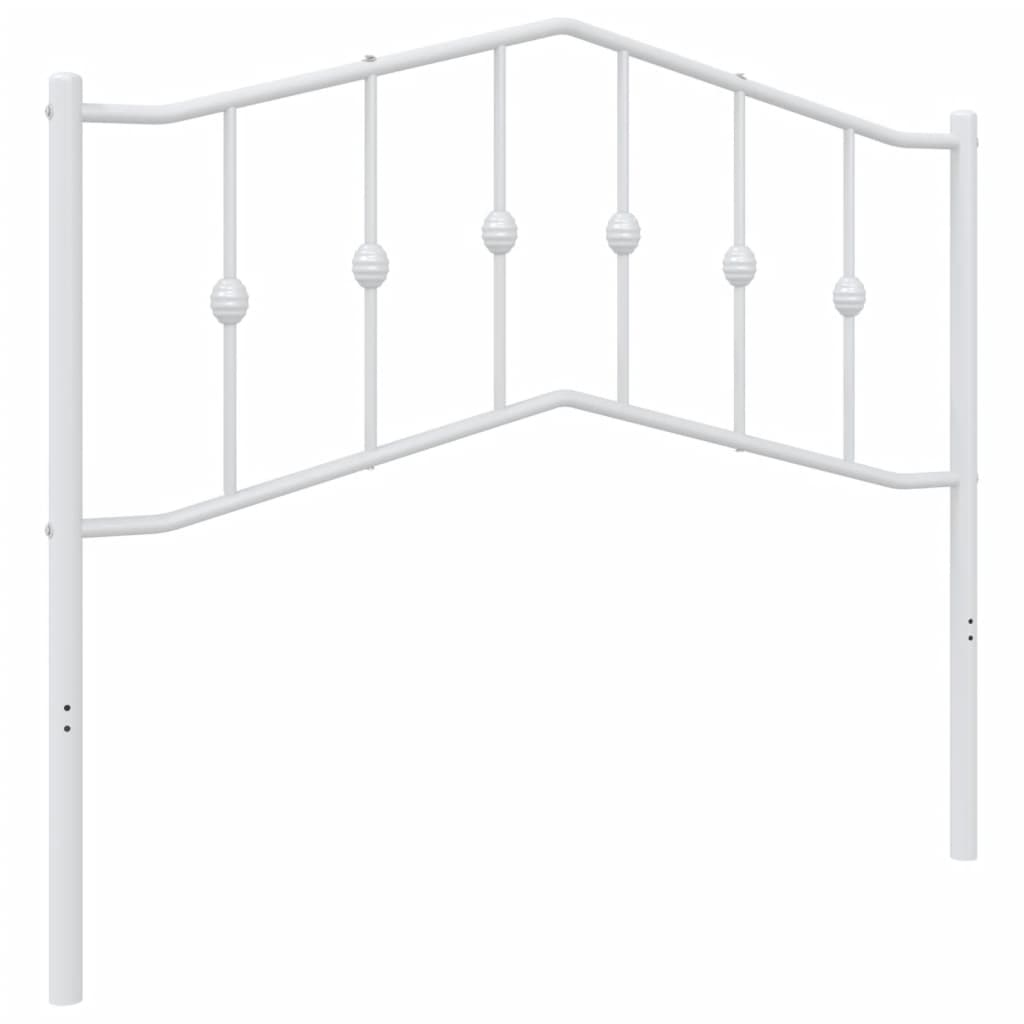 Metal Replace Headboard White 107 cm