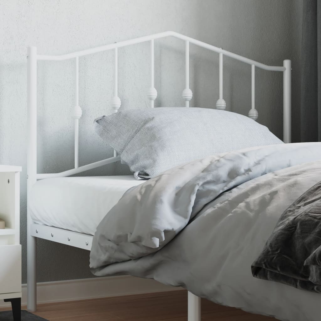 Metal Replace Headboard White 107 cm