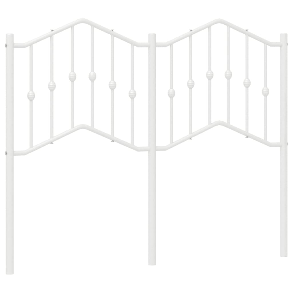 Metal Replace Headboard White 120 cm