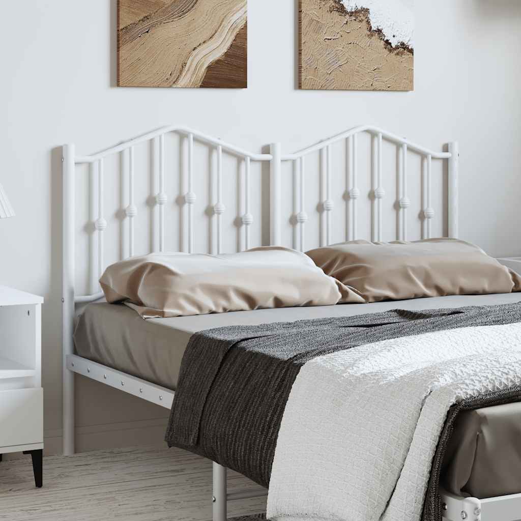Metal Replace Headboard White 150 cm
