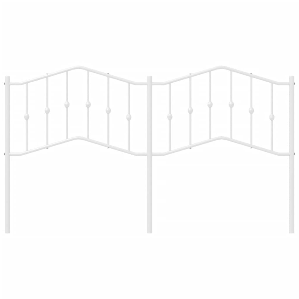 Metal Replace Headboard White 160 cm