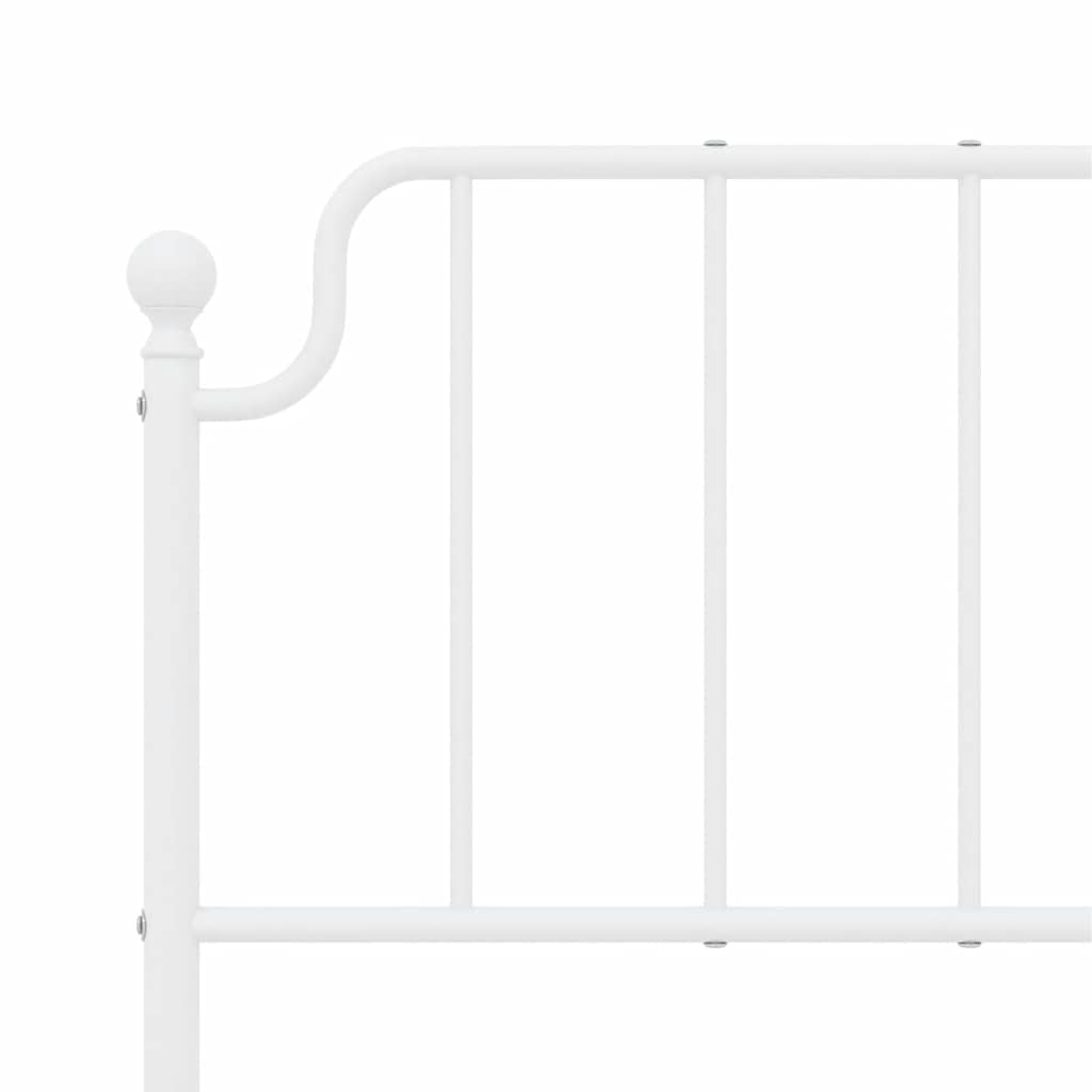 Metal Replace Headboard White 150 cm