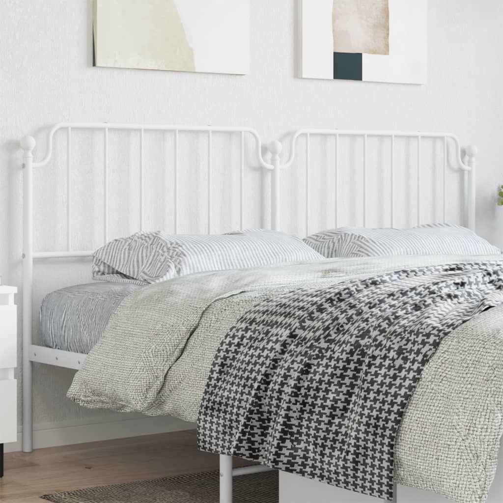 Metal Replace Headboard White 200 cm