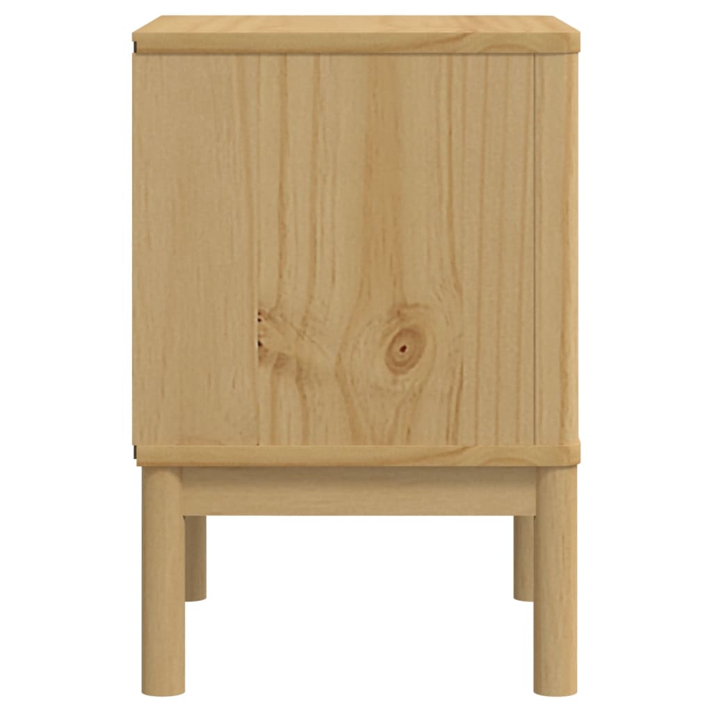 Bedside Cabinet | Wax brown | Solid pine wood | Small | Bedside Cabinet