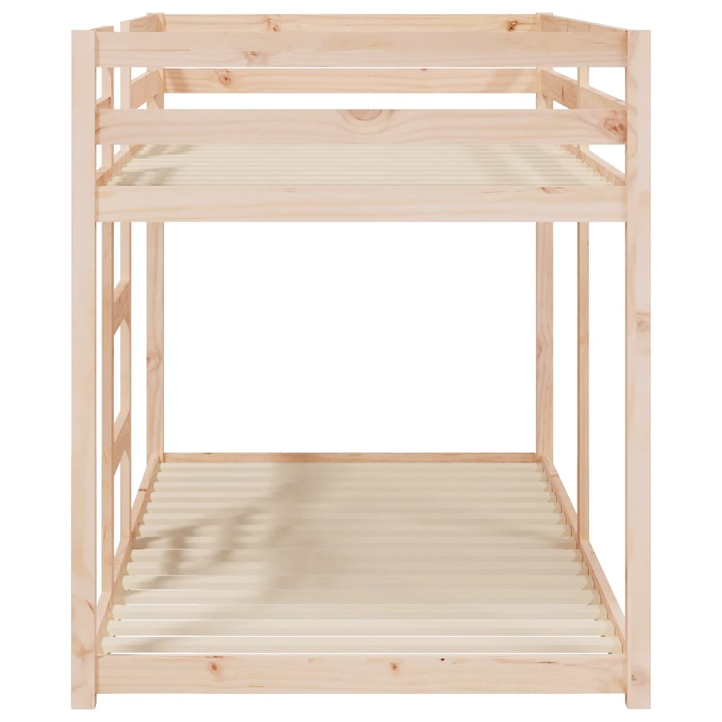 vidaXL Bunk Bed without Mattress 90x190 cm Single Solid Wood Pine