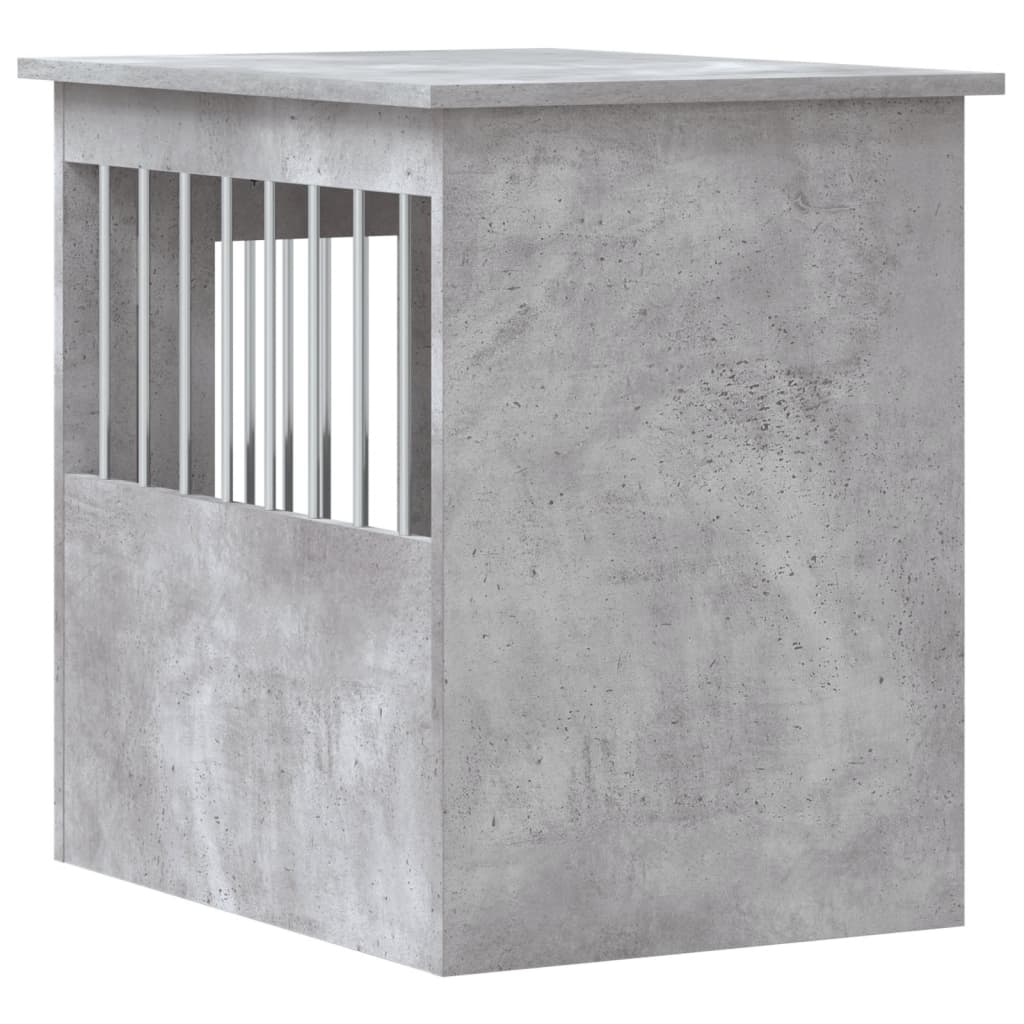 Dog Crate Furniture Concrete Grey 45x62x59 cm Engineered Wood