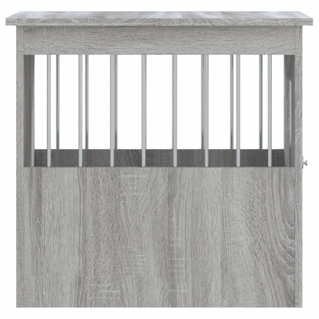 Dog Crate Furniture Grey Sonoma 45x62x59 cm Engineered Wood