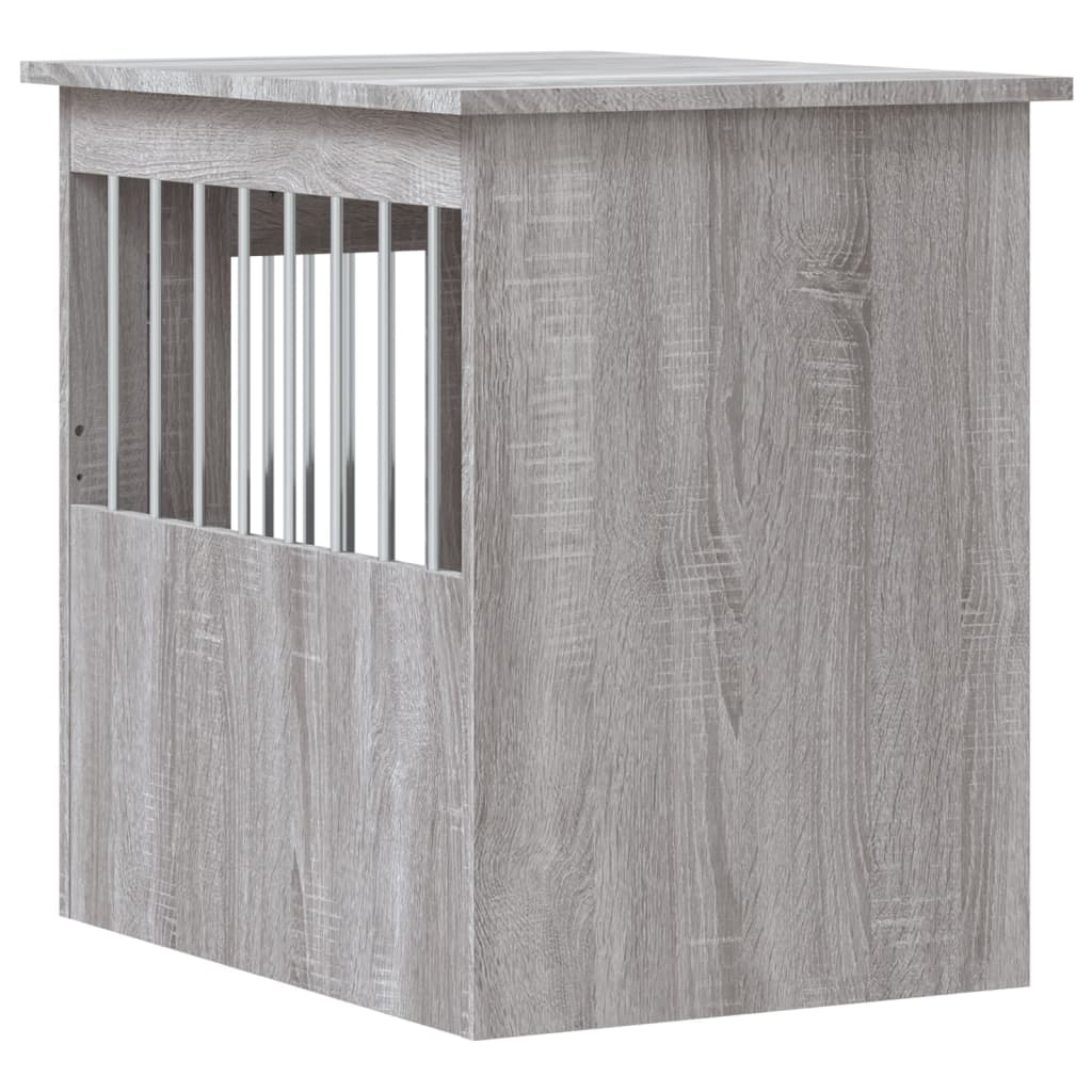 Dog Crate Furniture Grey Sonoma 45x62x59 cm Engineered Wood