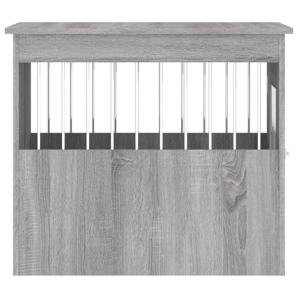 vidaXL Dog Crate Furniture Grey Sonoma 55x75x65 cm Engineered Wood