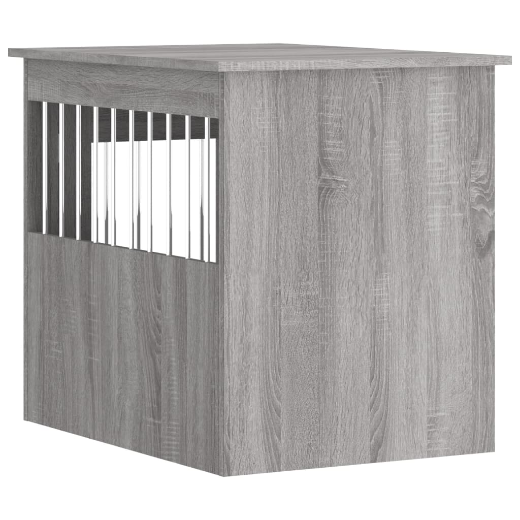 vidaXL Dog Crate Furniture Grey Sonoma 55x75x65 cm Engineered Wood