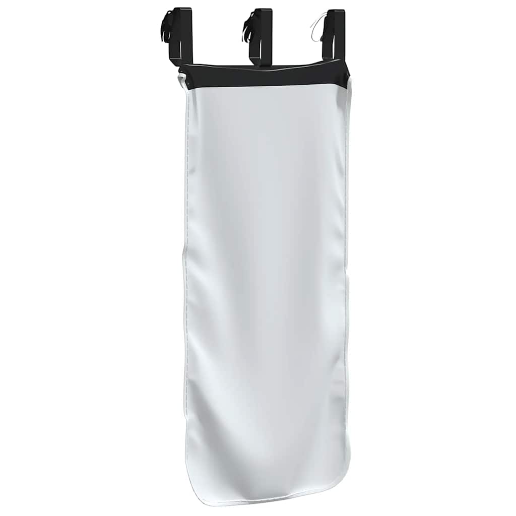 Curtains for Loft Bed White and Black Polyester