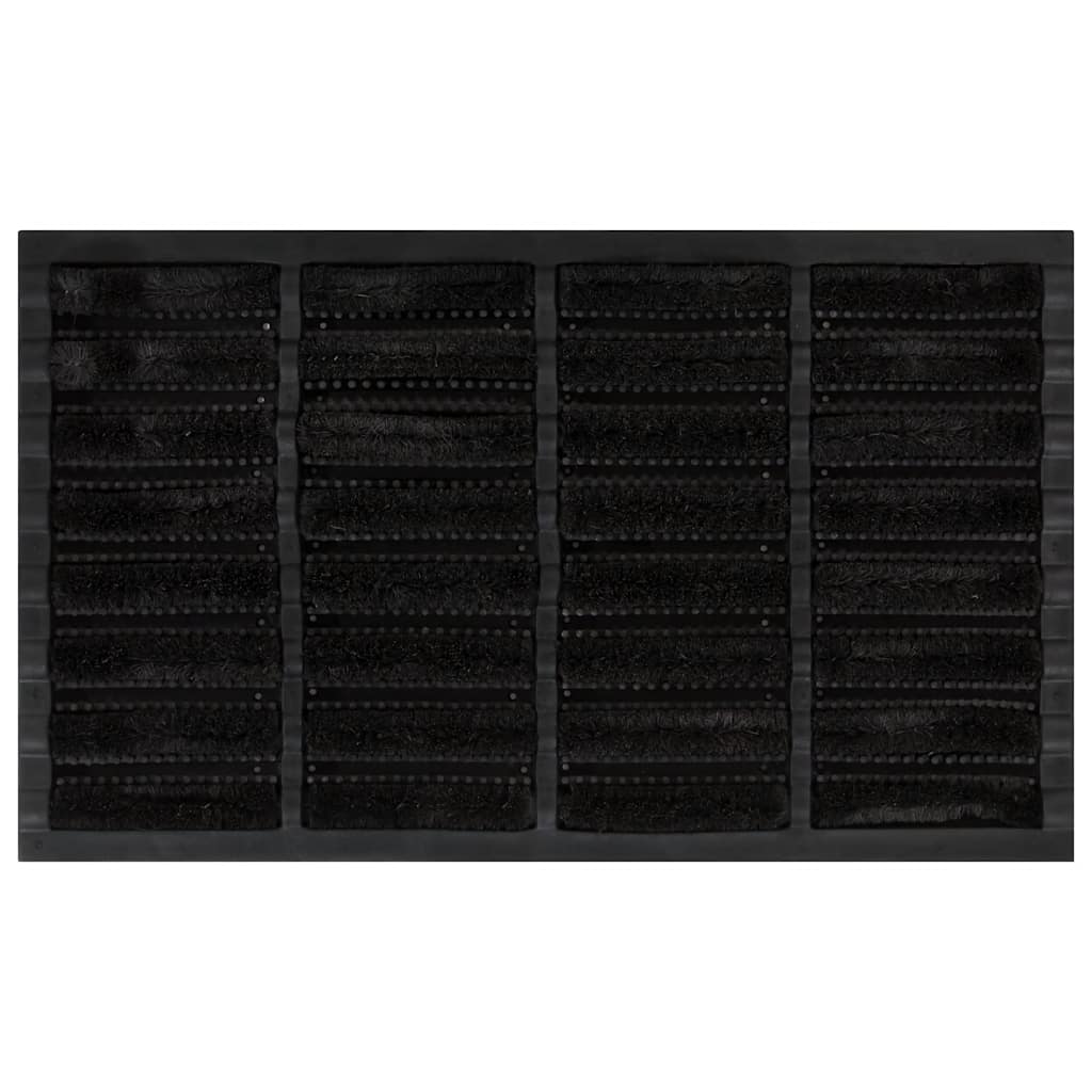 Door Mat Rectangular 45x75 cm Rubber and Coir
