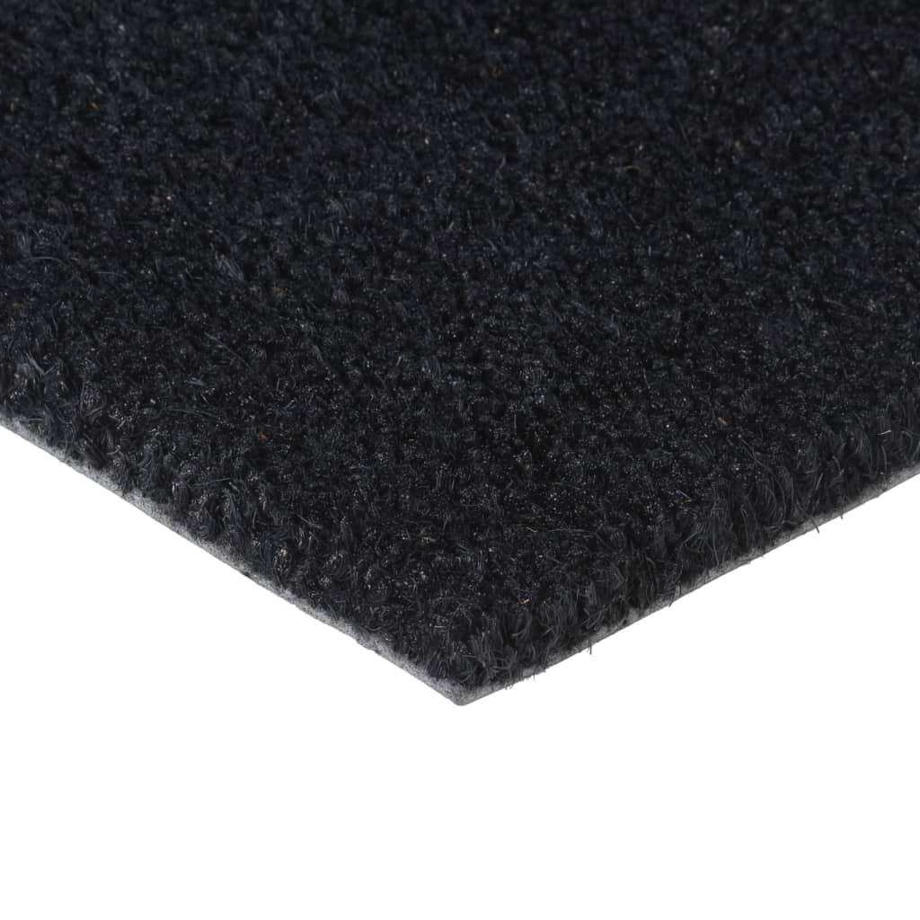 Door Mat Black 60x90 cm Tufted Coir
