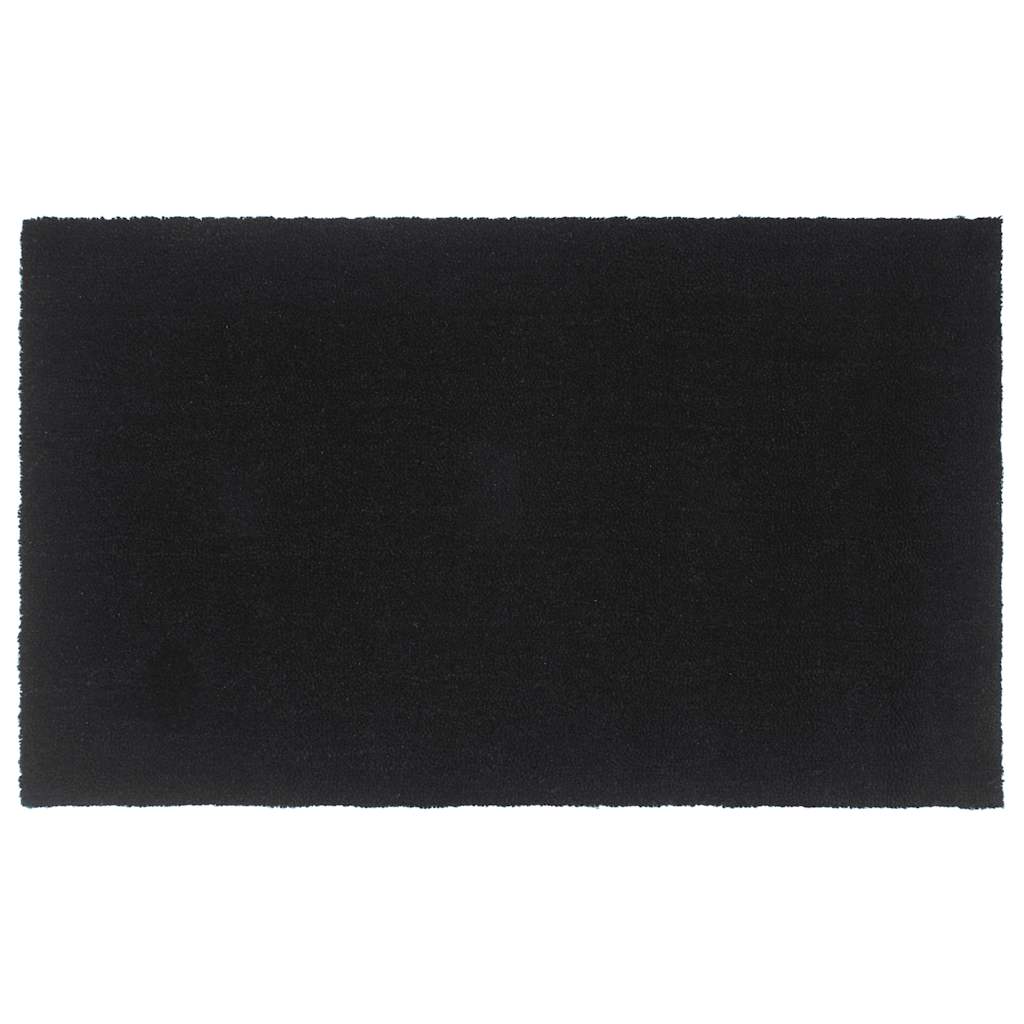 Door Mat Black 90x150 cm Tufted Coir