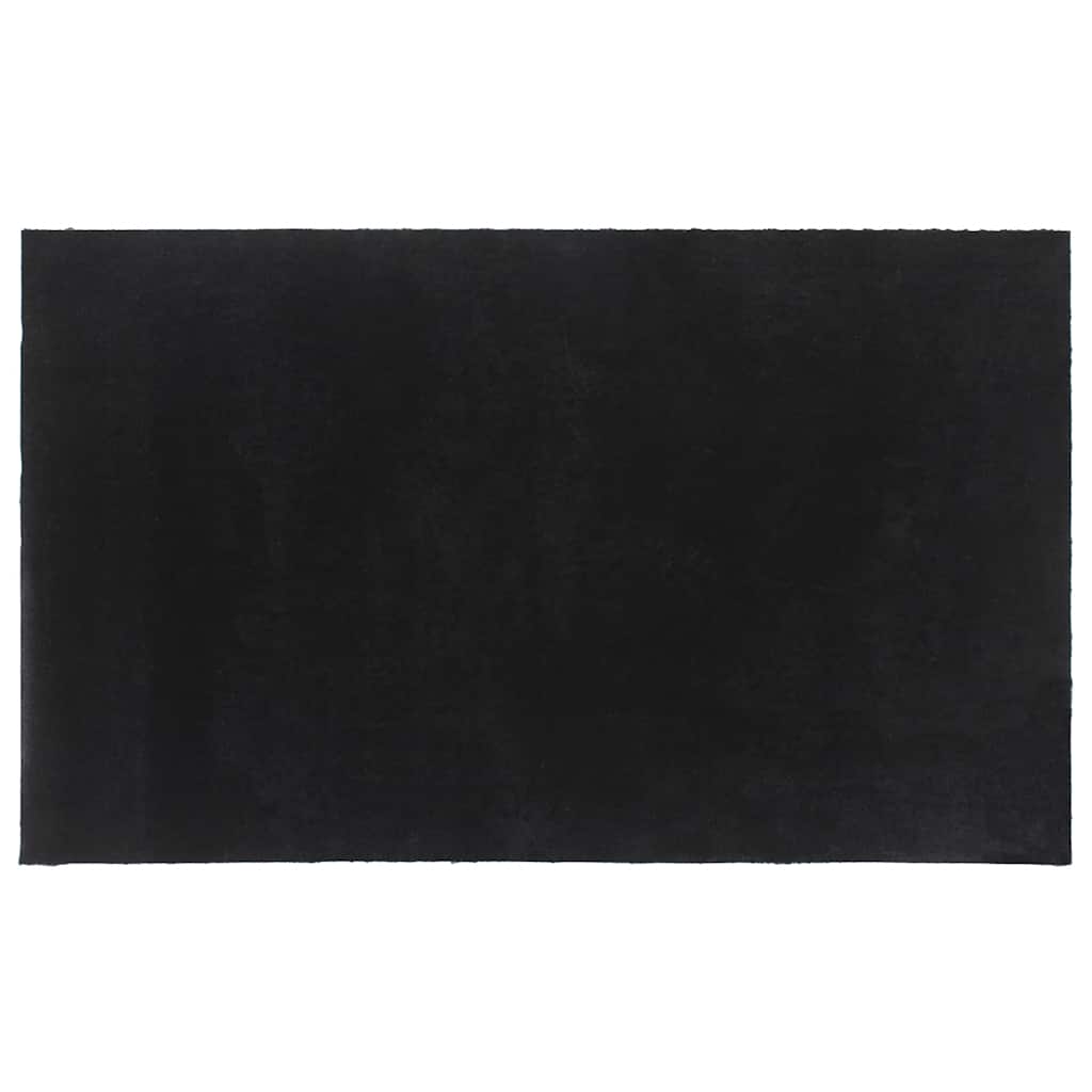 Door Mat Black 90x150 cm Tufted Coir