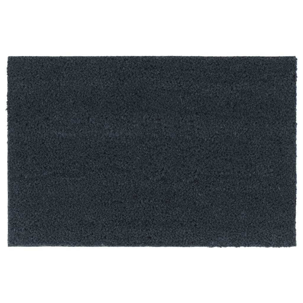 Door Mat Dark Grey 40x60 cm Tufted Coir