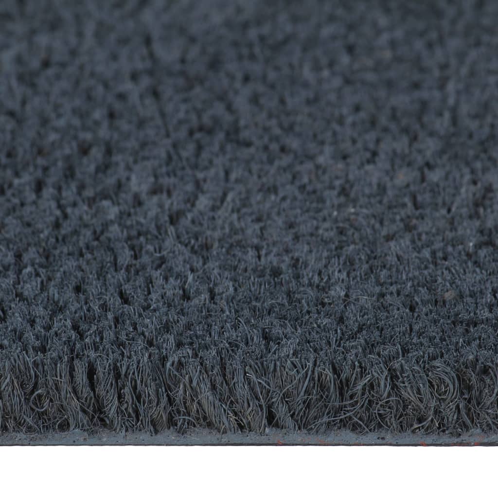 Door Mat Dark Grey 40x60 cm Tufted Coir