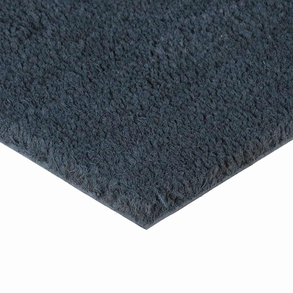 Door Mats 2 pcs Dark Grey 40x60 cm Tufted Coir