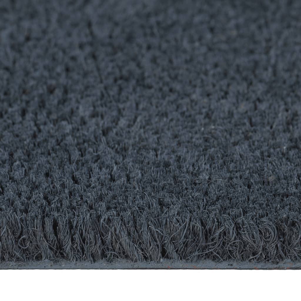 Door Mats 2 pcs Dark Grey 40x60 cm Tufted Coir