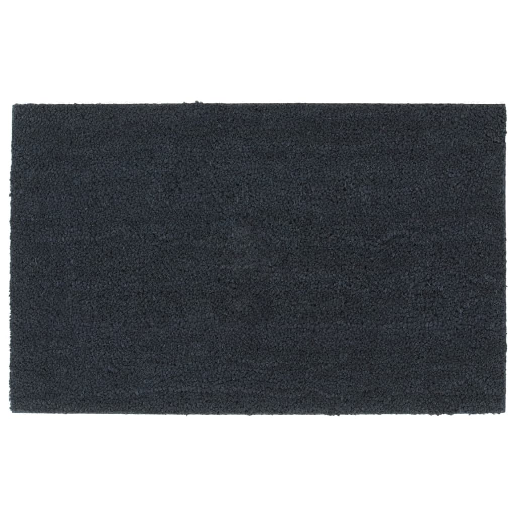 Door Mat Dark Grey 50x80 cm Tufted Coir