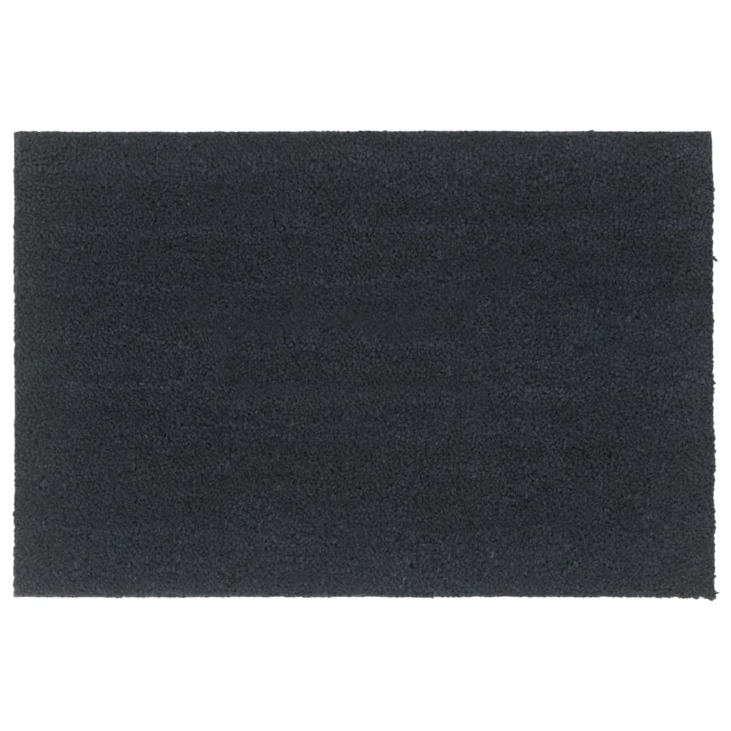 Door Mat Dark Grey 60x90 cm Tufted Coir