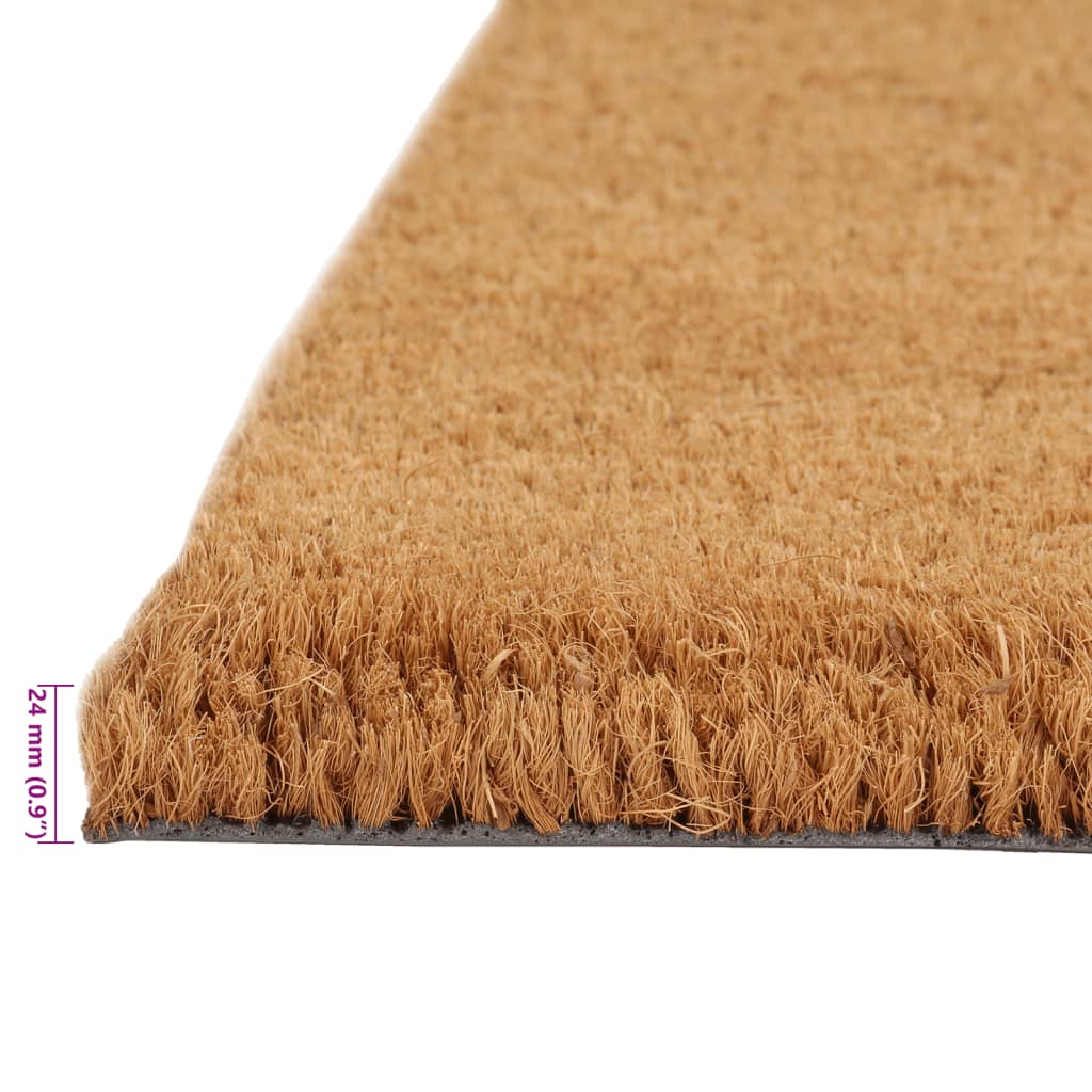 Door Mat Natural 50x80 cm Tufted Coir