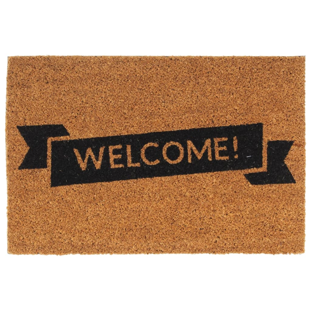 Door Mat Natural 40x60 cm Tufted Coir
