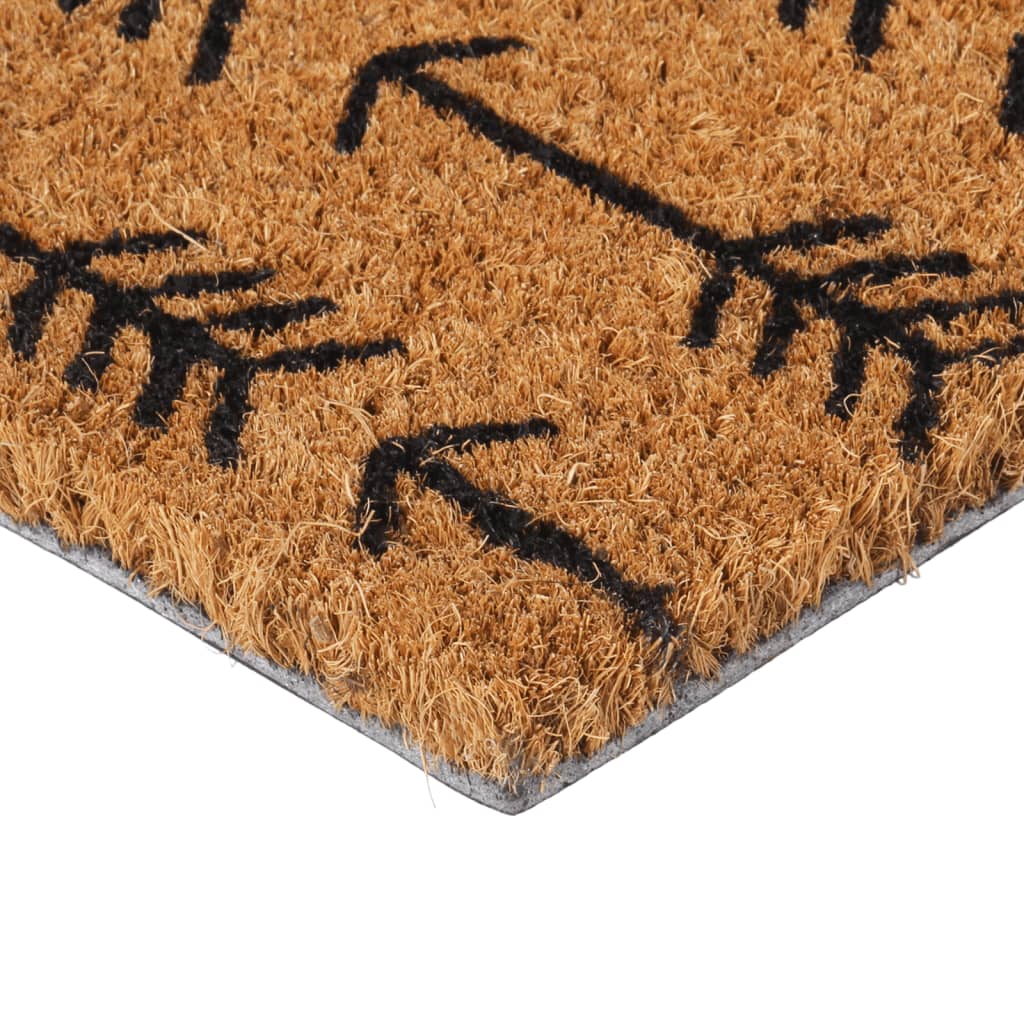 Door Mat Natural 45x75 cm Tufted Coir