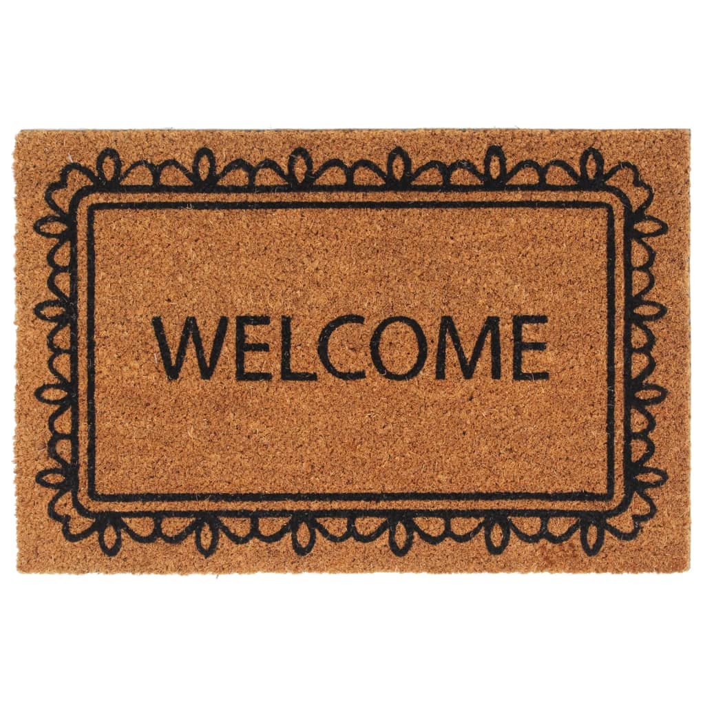 Door Mat Natural 40x60 cm Tufted Coir