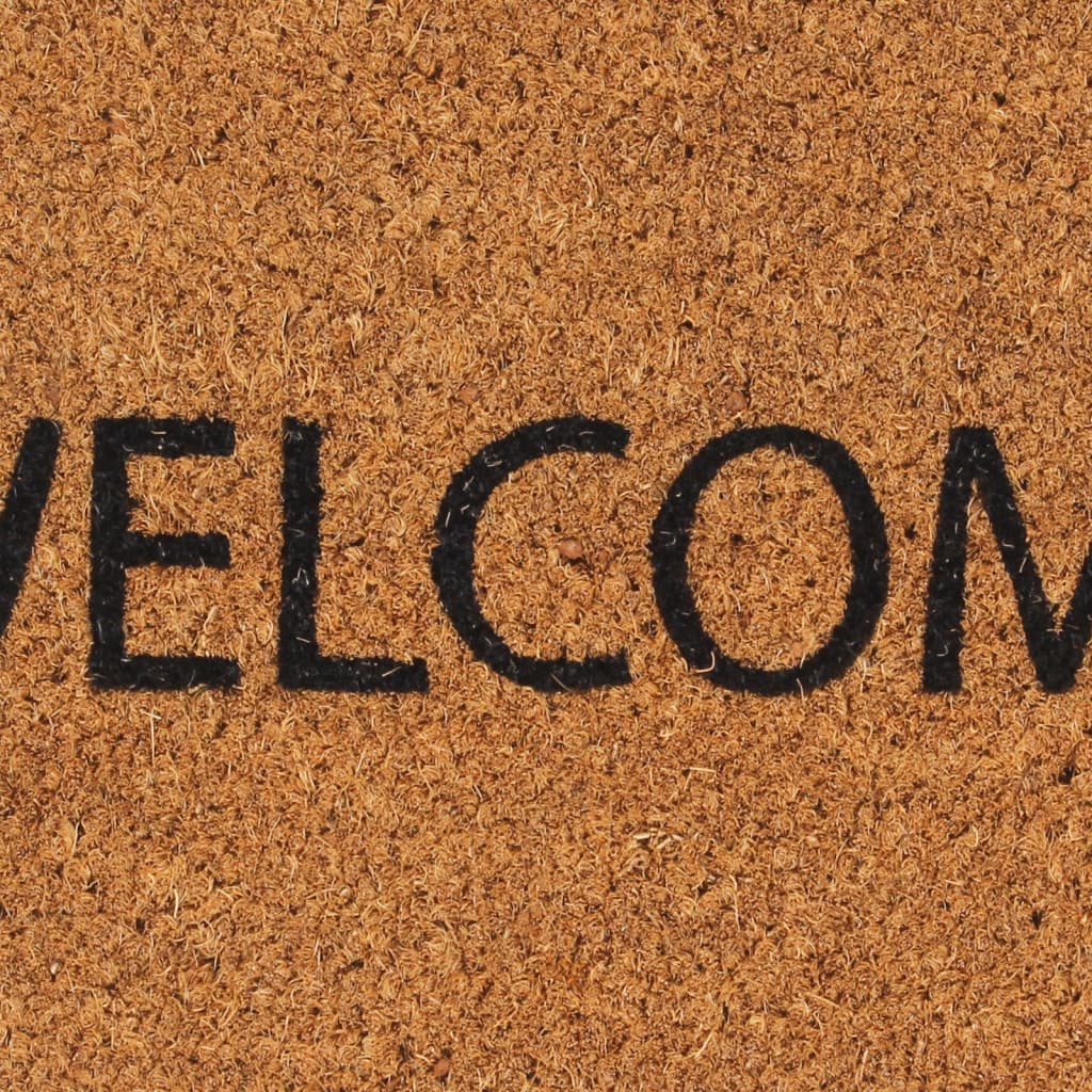 Door Mat Natural 40x60 cm Tufted Coir