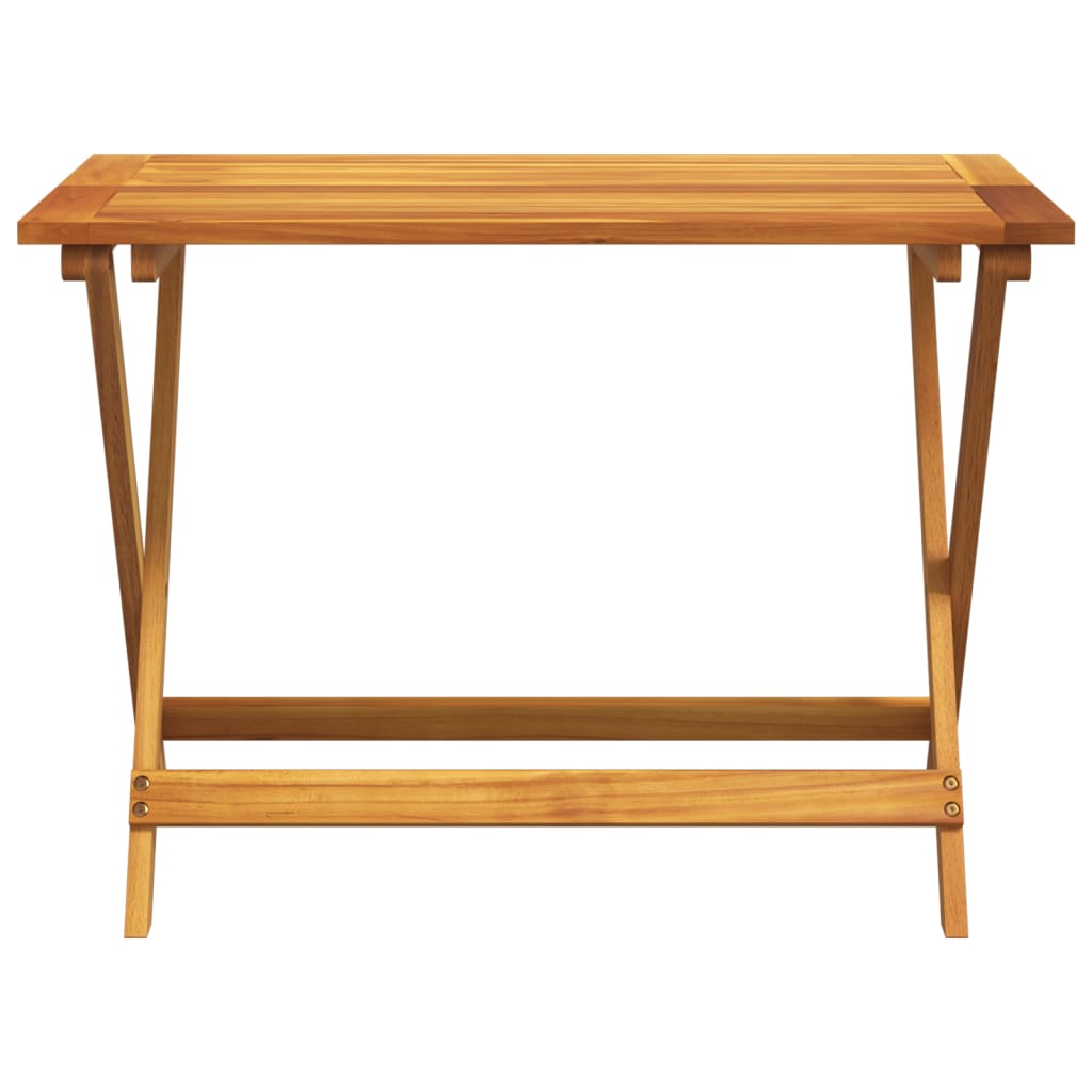 Folding Garden Table 90x52,5x65 cm Solid Wood Acacia