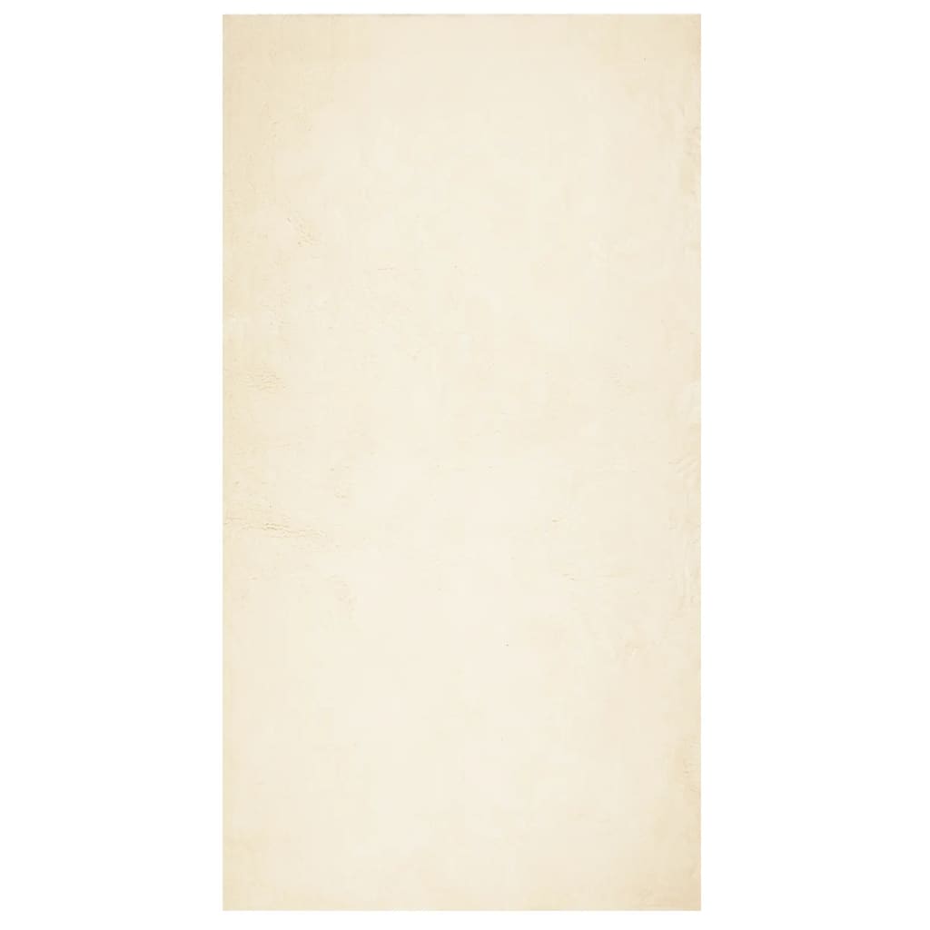 Rug HUARTE Short Pile Soft and Washable Cream 60x110 cm