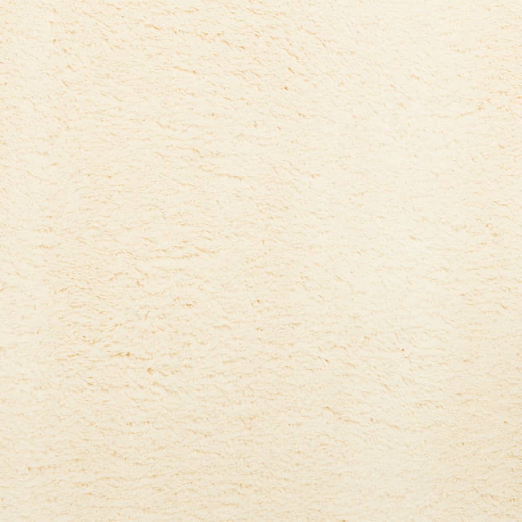 Rug HUARTE Short Pile Soft and Washable Cream 80x200 cm