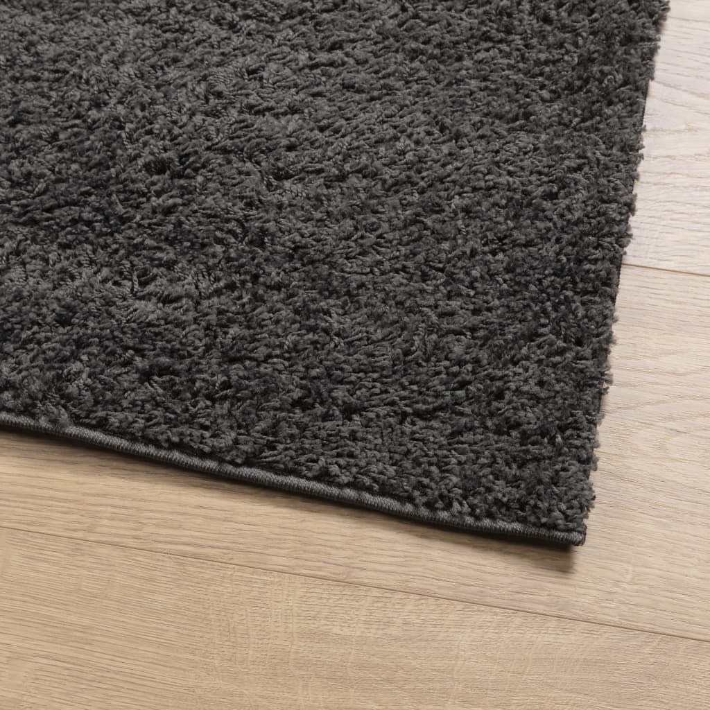 vidaXL Shaggy Rug High Pile Modern Anthracite 240x340 cm