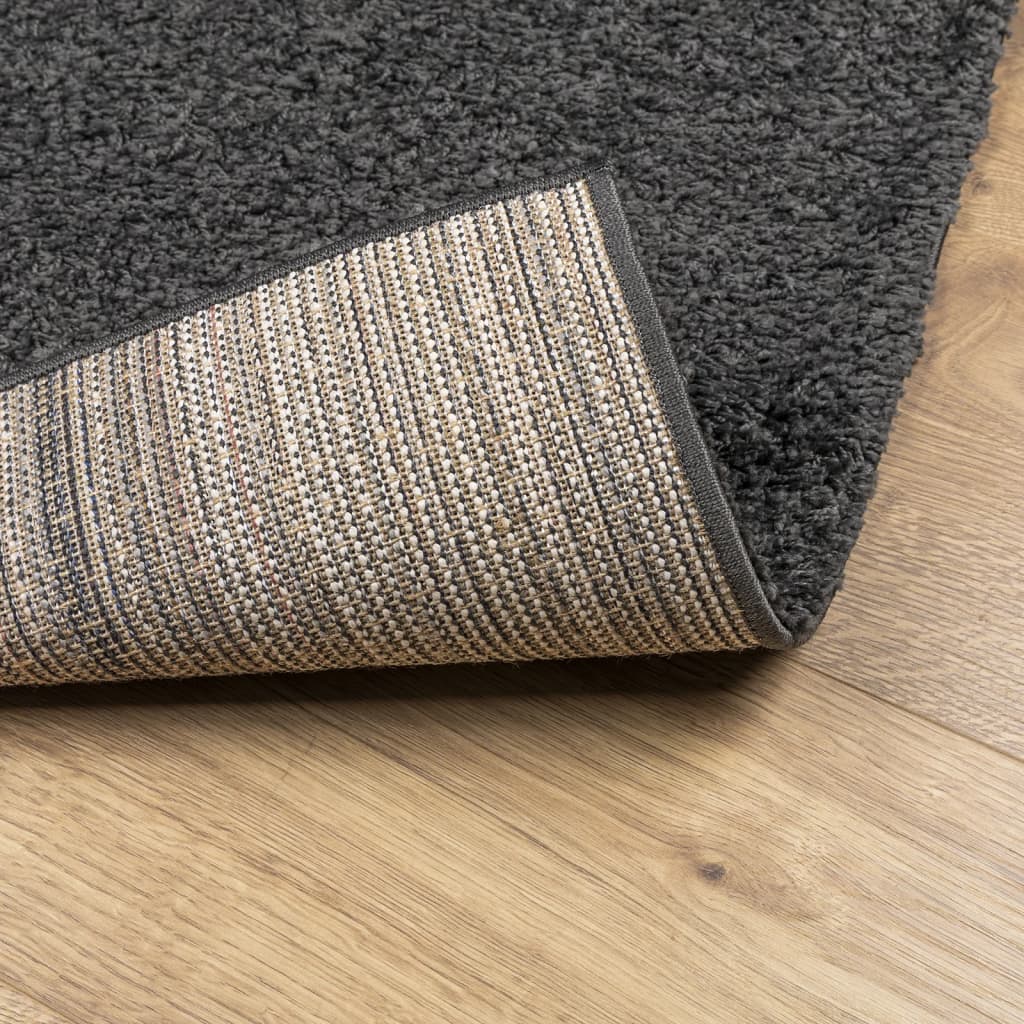 vidaXL Shaggy Rug High Pile Modern Anthracite 240x340 cm