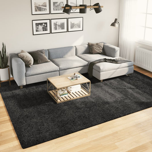 vidaXL Shaggy Rug High Pile Modern Anthracite 240x340 cm