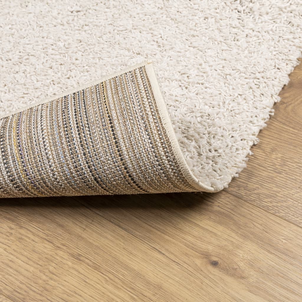 vidaXL Shaggy Rug PAMPLONA High Pile Modern Cream 300x400 cm