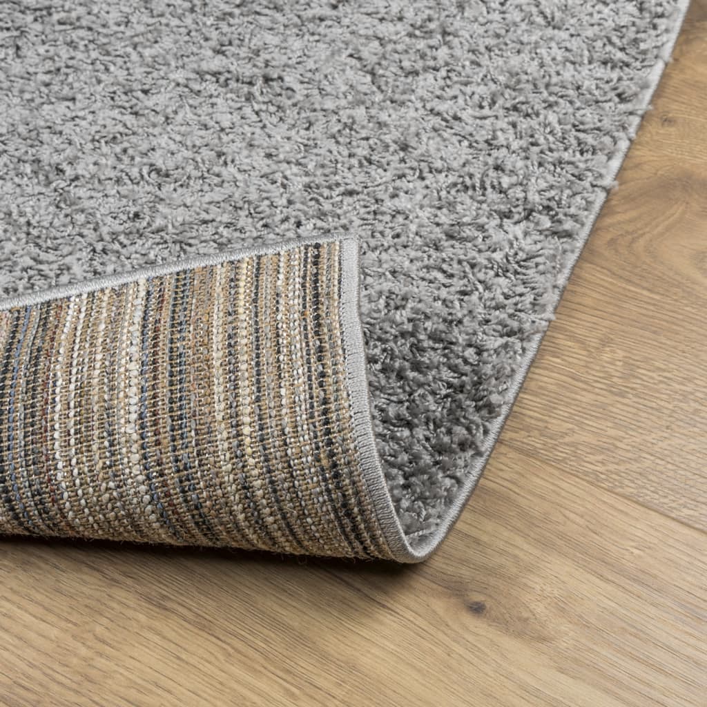 vidaXL Shaggy Rug PAMPLONA High Pile Modern Grey 300x400 cm