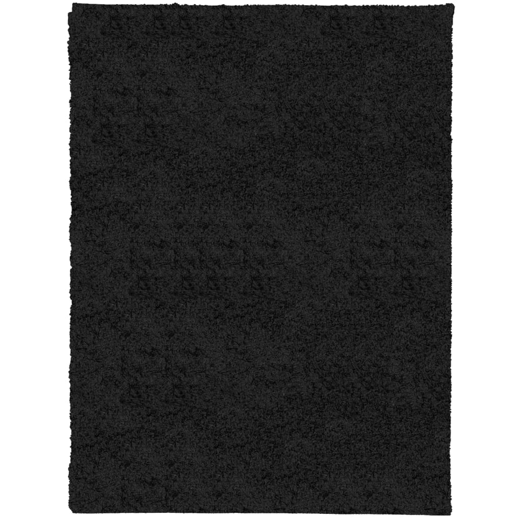 vidaXL Shaggy Rug PAMPLONA High Pile Modern Black 300x400 cm