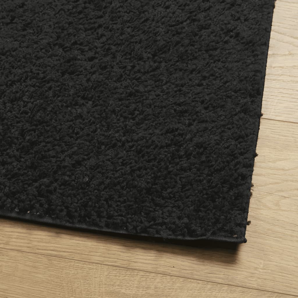 vidaXL Shaggy Rug PAMPLONA High Pile Modern Black 300x400 cm