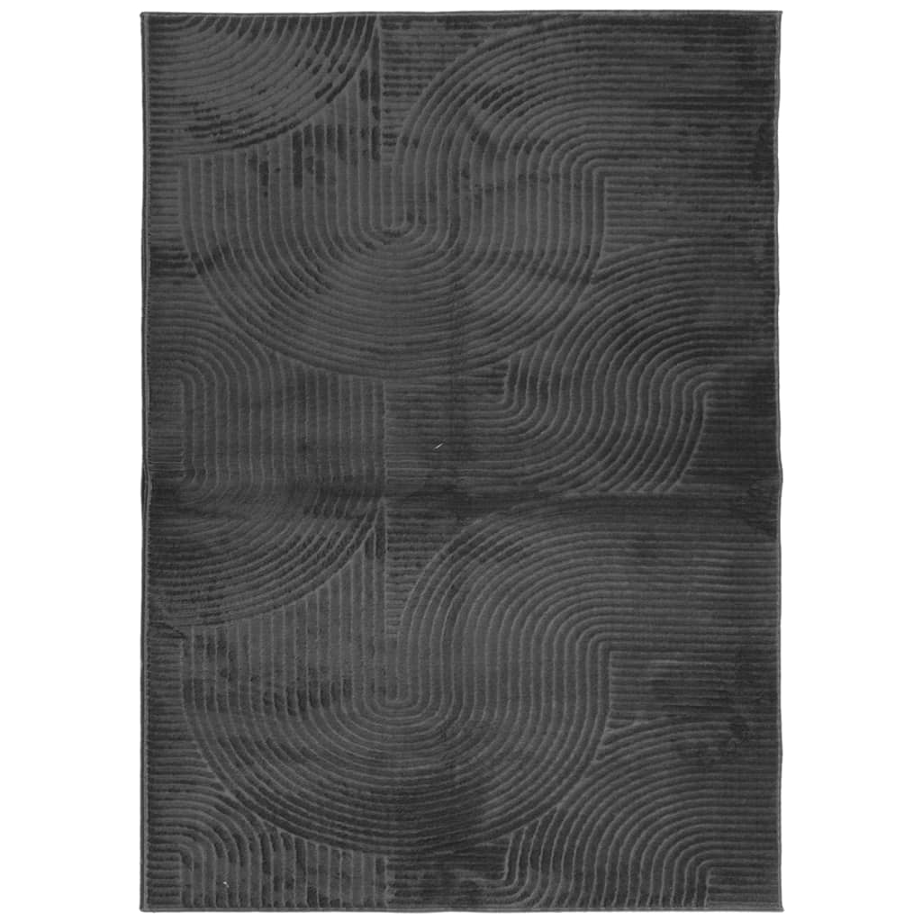 vidaXL Rug IZA Short Pile Scandinavian Look Anthracite 200x280 cm