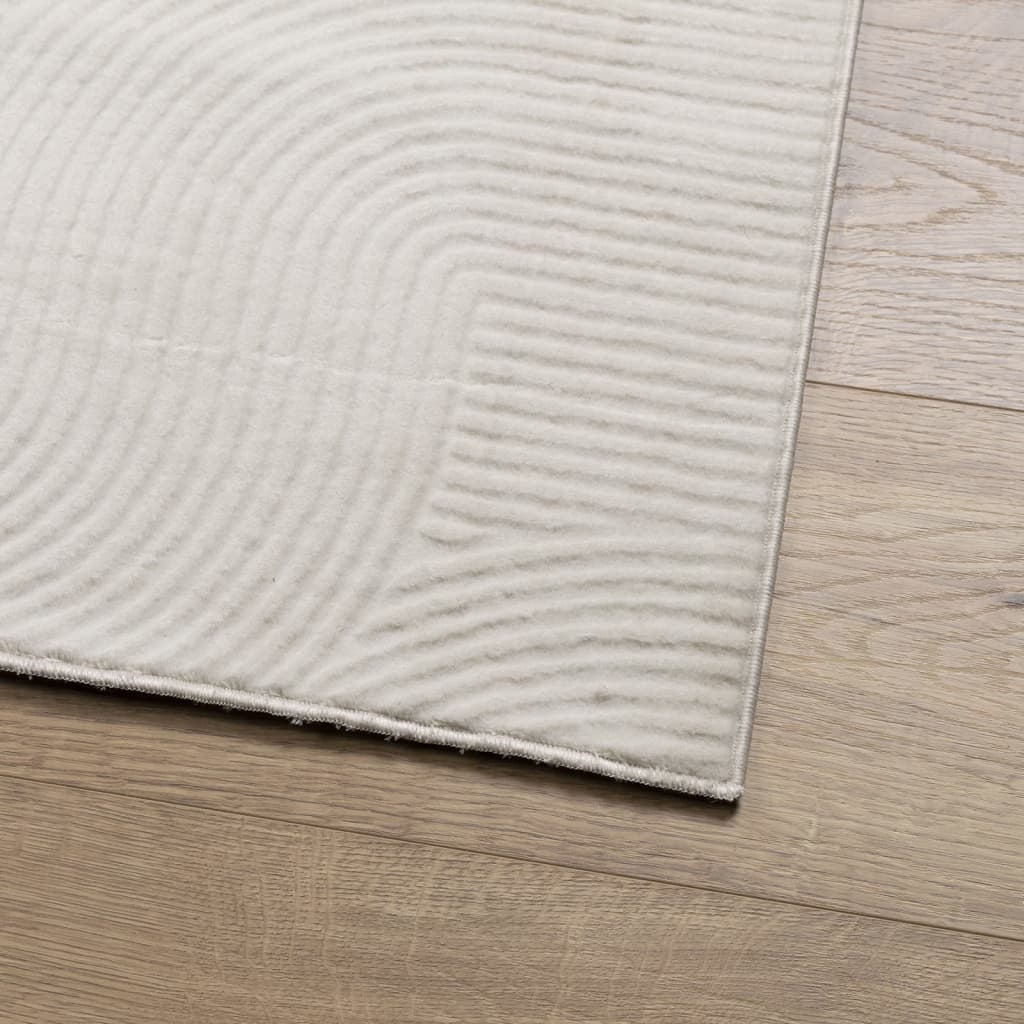 Rug IZA Short Pile Scandinavian Look Cream 80x150 cm