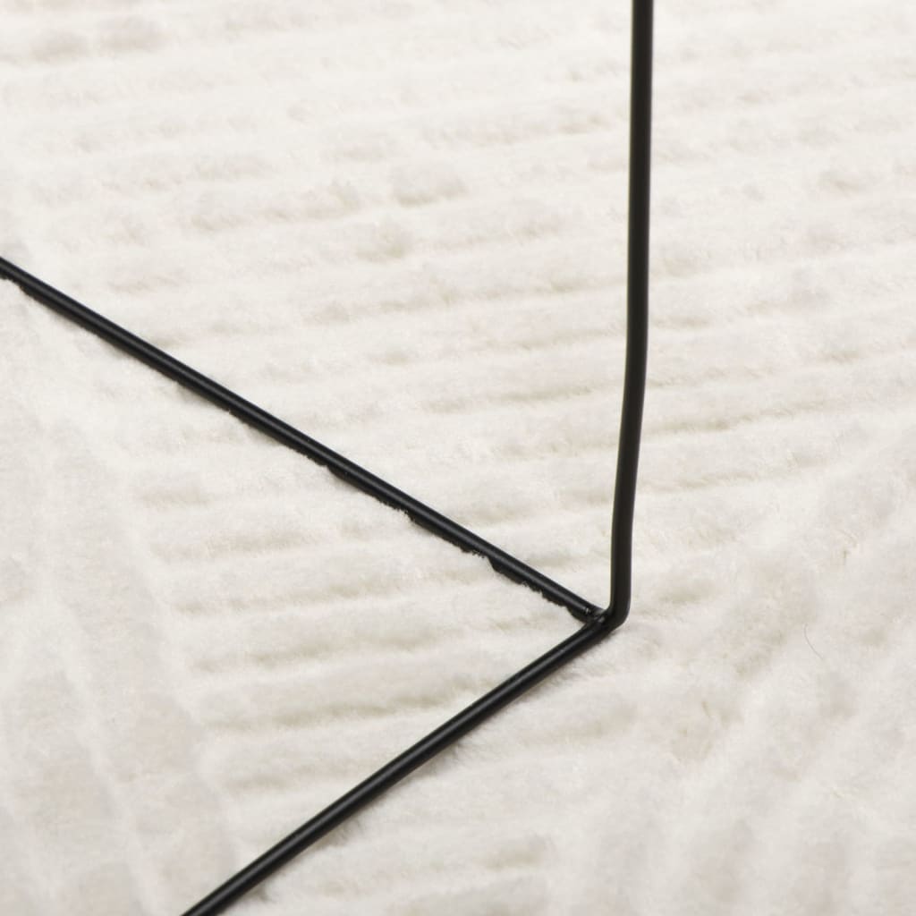 Rug IZA Short Pile Scandinavian Look Cream 100x200 cm