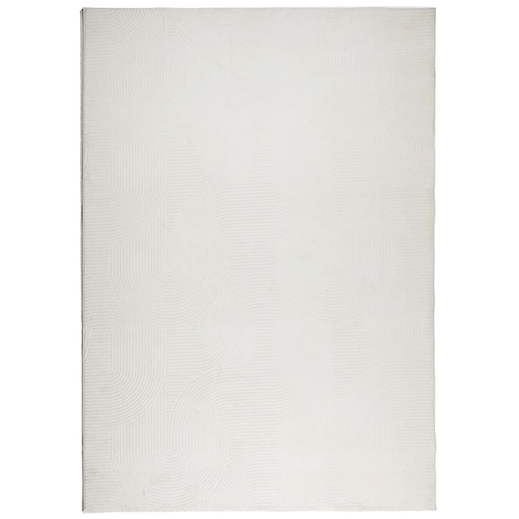 Rug IZA Short Pile Scandinavian Look Cream 160x230 cm