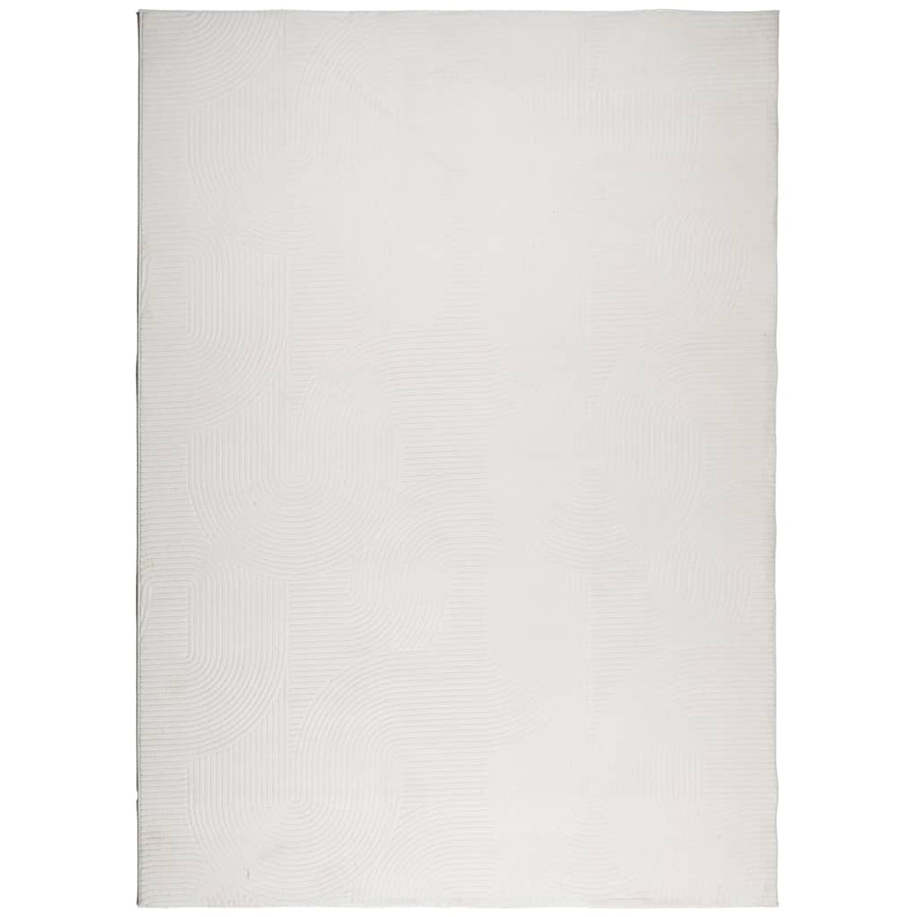 vidaXL Rug IZA Short Pile Scandinavian Look Cream 240x340 cm