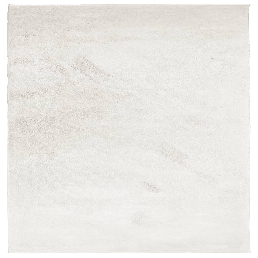 vidaXL Rug OVIEDO Short Pile Beige 120x120 cm