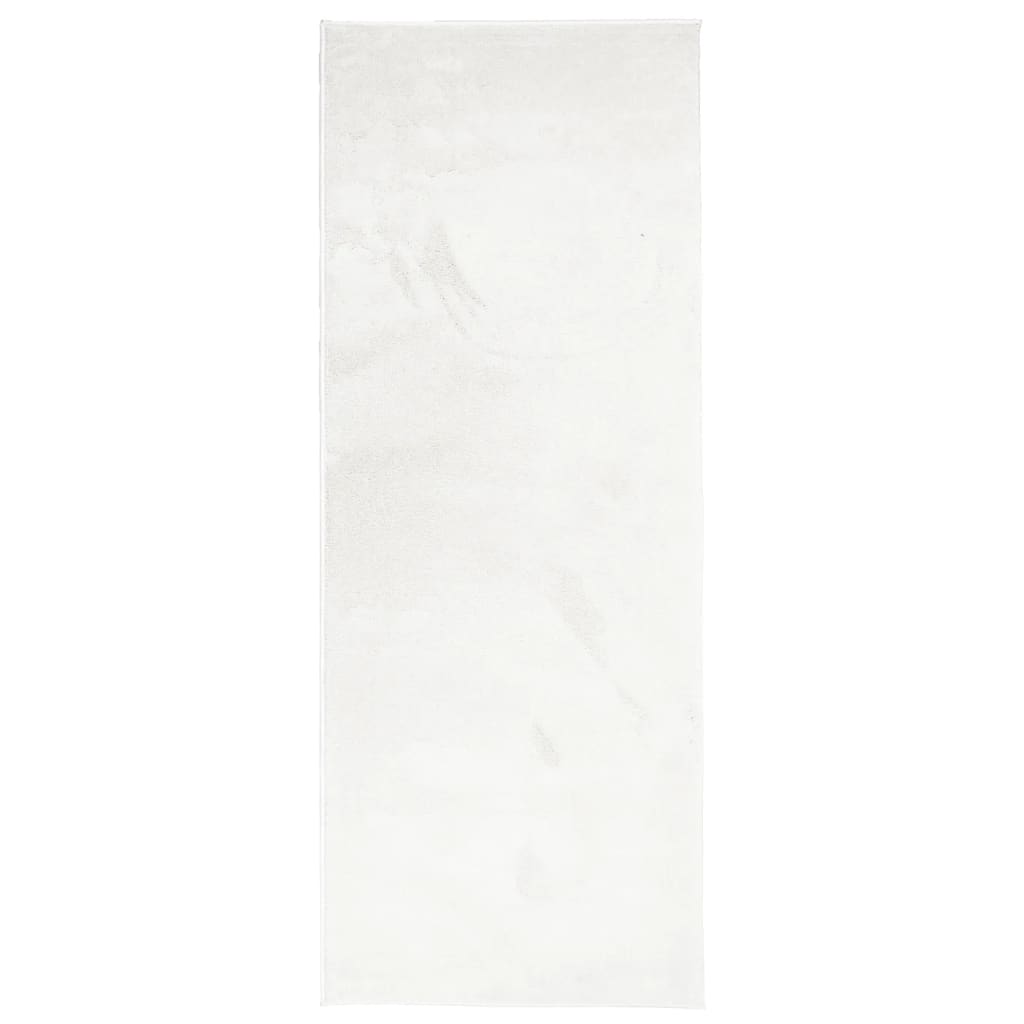 vidaXL Rug OVIEDO Short Pile Cream 80x200 cm