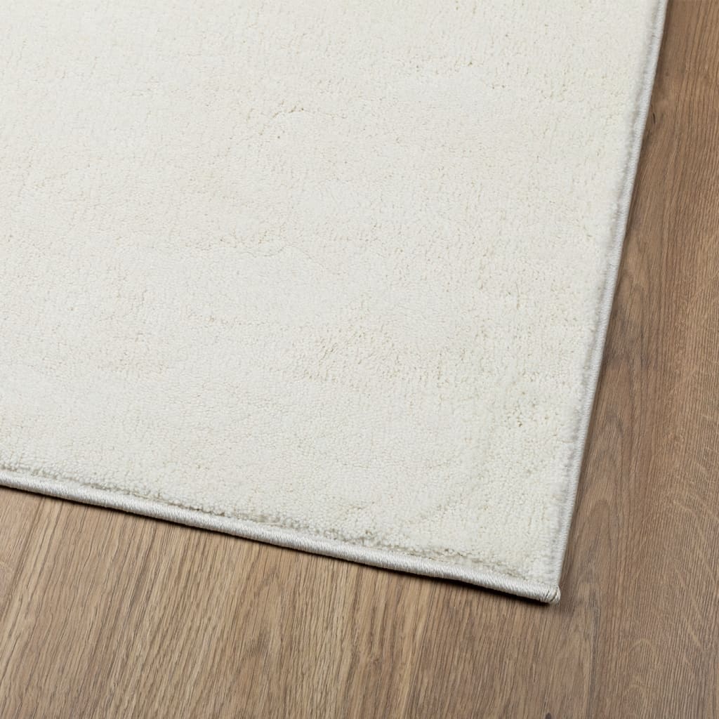 vidaXL Rug OVIEDO Short Pile Cream 80x200 cm