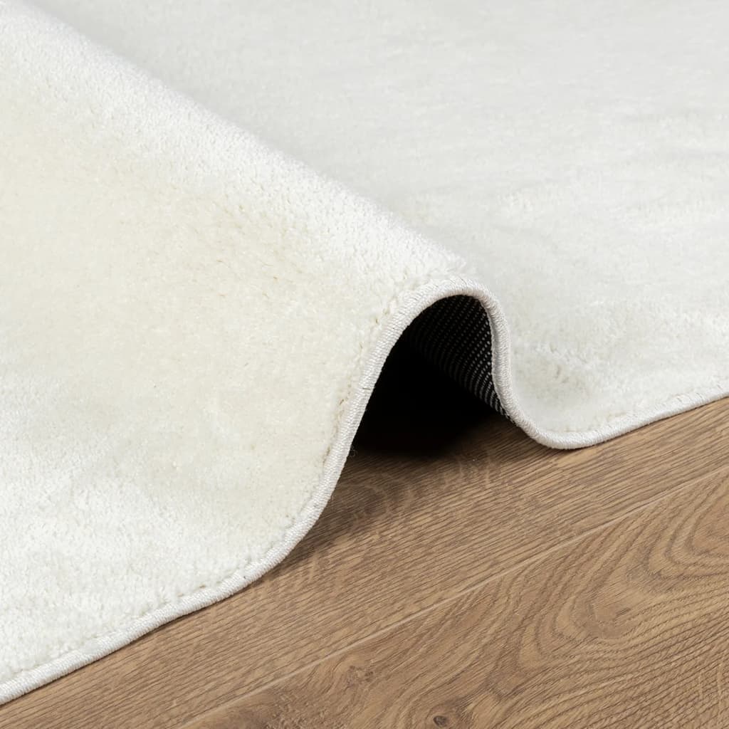 vidaXL Rug OVIEDO Short Pile Cream 80x200 cm