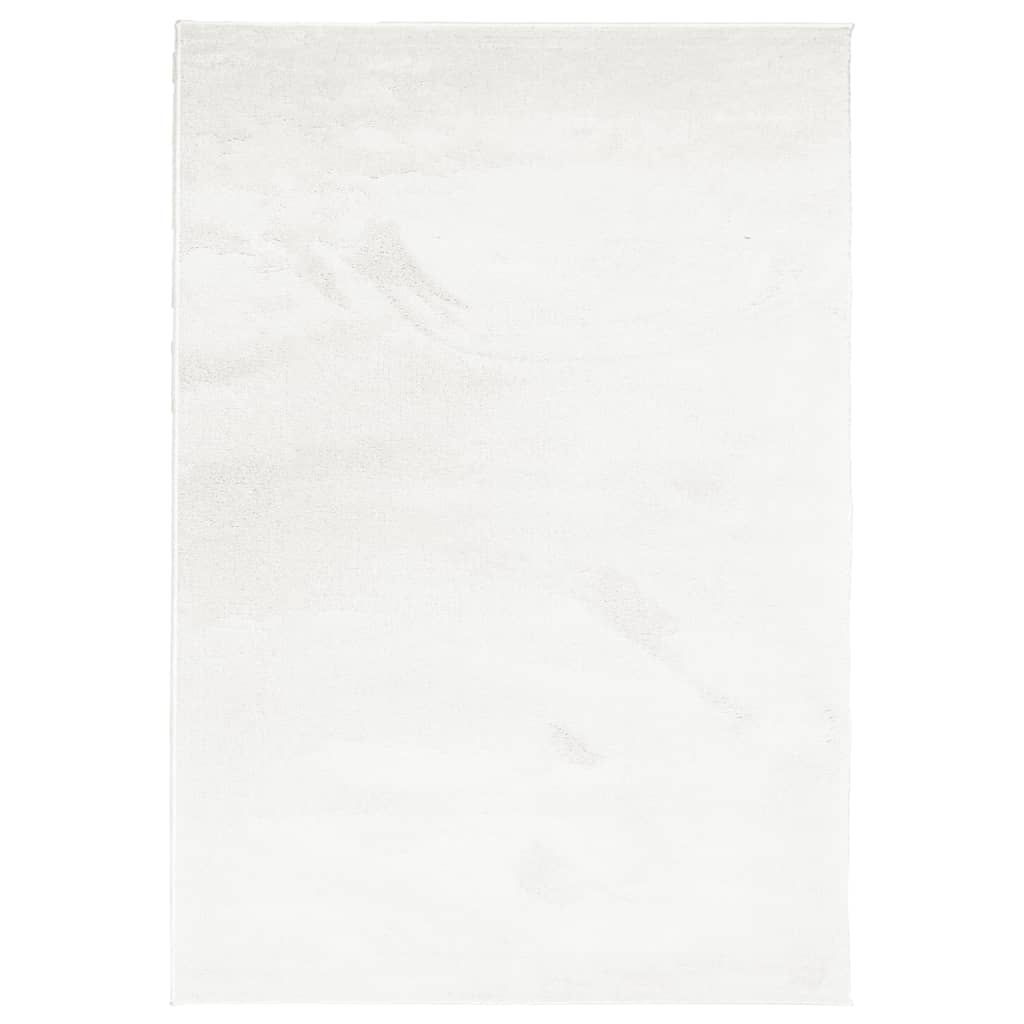 vidaXL Rug OVIEDO Short Pile Cream 120x170 cm